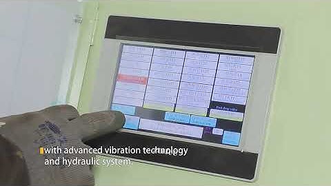 QT4-15 concrete block making machine testing