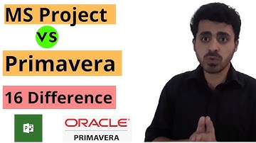 Difference Between MS Project And Primavera  | MS Project Vs Primavera