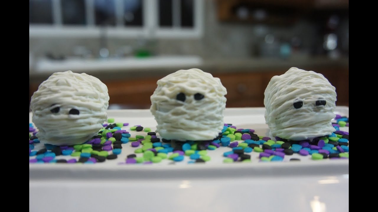 TRUFAS DE CHOCOLATE (IDEAS PARA HALLOWEEN) - BAKING DAY