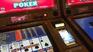 Borgata video poker three four of a kind and a straight flush