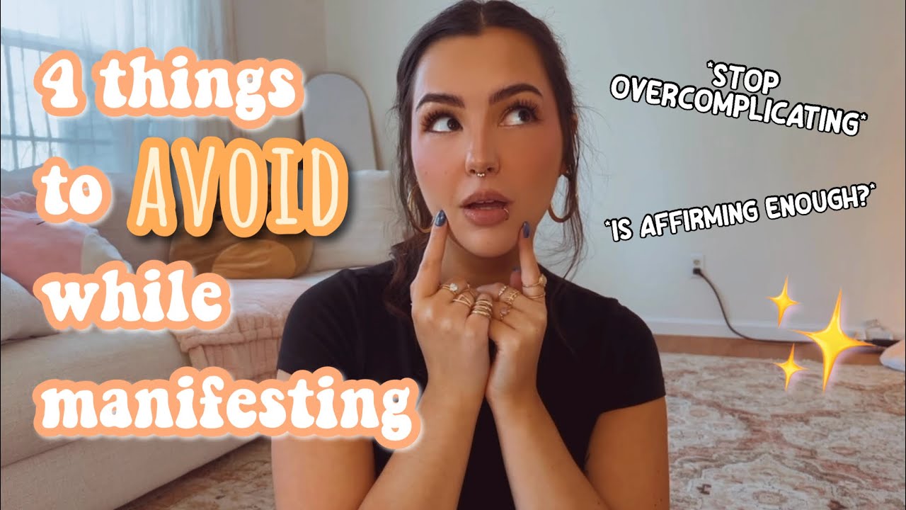 4 вещи, которых я избегаю, применяя ЗАКОН ПРЕДПОЛОЖЕНИЯ (чтобы легче получить результаты!)