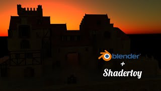 Using Shadertoy shaders in Blender
