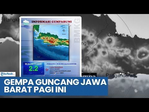 GEMPA HARI INI GUNCANG JAWA BARAT MINGGU 30 JULI 2023