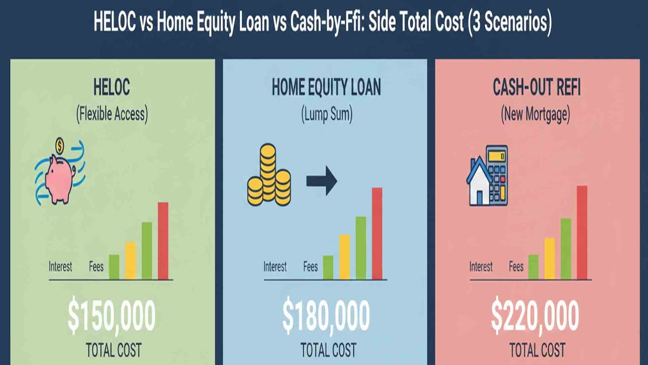 Кредитная линия под залог недвижимости против кредита под залог недвижимости против рефинансирова...