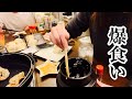 白飯を釜ごと食べる主婦。苦しくてため息つきながらおかわりwww