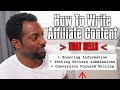 How To Write Best Buy Round Up Reviews For Affiliate Websites (Step By Step Tutorial)