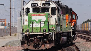 Burlington Northern 3119 in Commerce CA Burlington Northern 3119 in Commerce CA