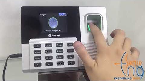 Realand AC030T Fingerprint Time attendance ...