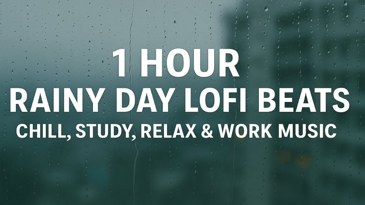 ☔ Rainy Day Lofi Beats – 1 Hour Chill, Study, Relax & Work Music ...