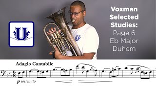 Eb Major Duhem (page 6) from Voxman Selected Studies