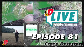 Silberrausch mit Nokta Legend Intensa  | Episode 81 — Live mit Crazy Detectors