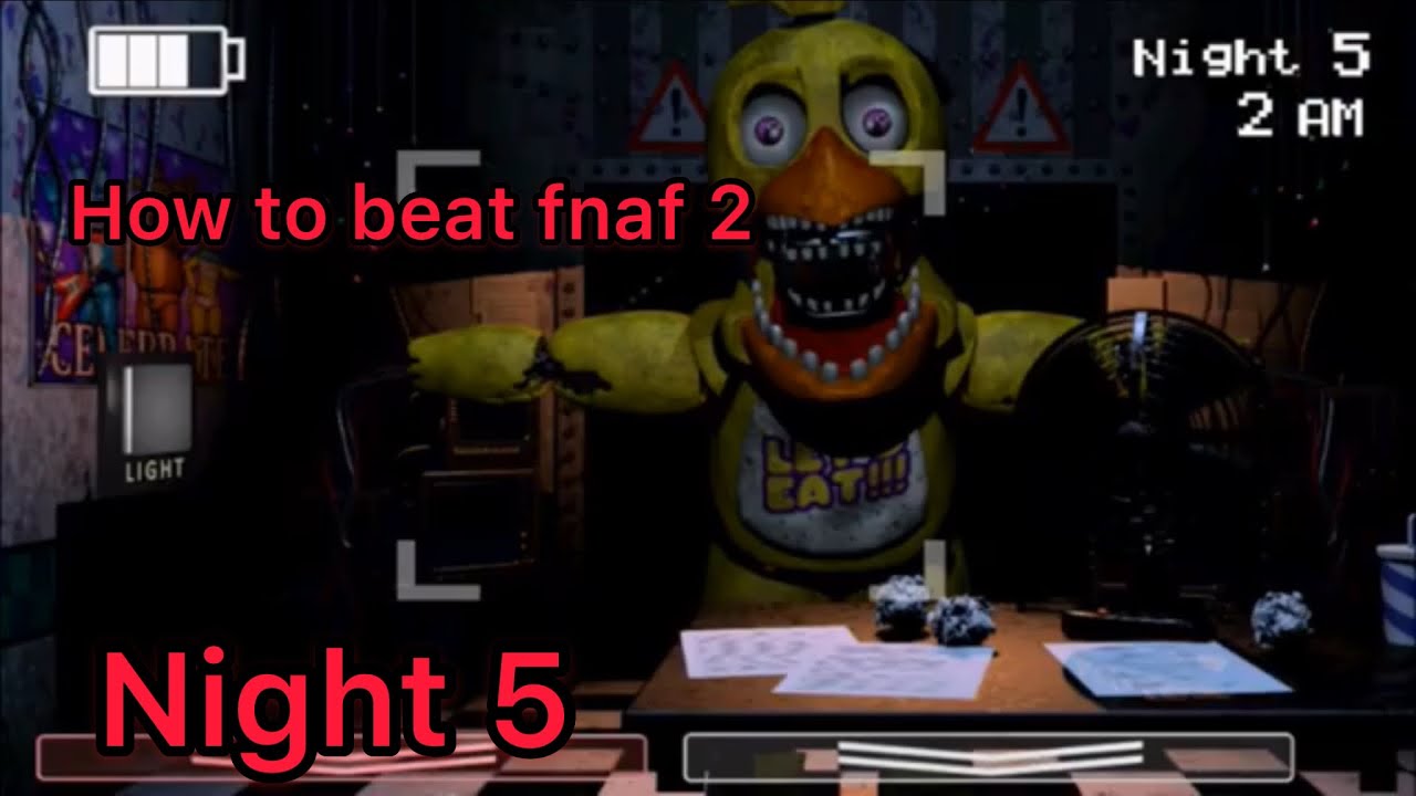 How to beat fnaf 2 night 5 - YouTube