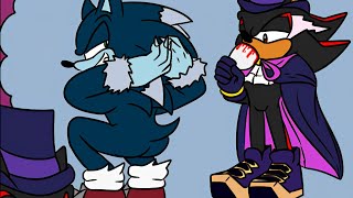 Erotic Fantasies 💙Sonadow❤️ Sonic x Shadow Comic Dub🐺🧛‍♂️ Werehog Vampire AU 