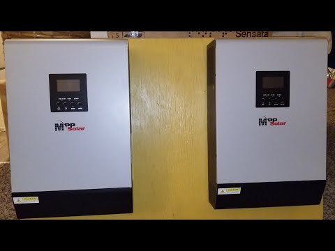 MPP SOLAR INVERTER CHARGER PIP2424LV-MSD INSTALLING PARALLEL BOARD 