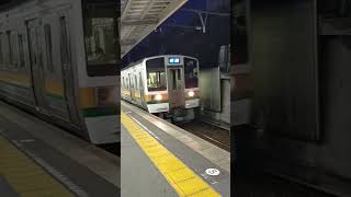 JR中央線221系快速、金山駅入線