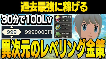 効率2倍 短時間で100Lvを量産できてお金も稼げる究極の方法がやばすぎるwww ポケモンレジェンズアルセウス 効率2倍 短時間で100Lvを量産できてお金も稼げる究極の方法がやばすぎるwww ポケモンレジェンズアルセウス