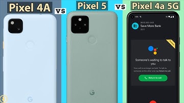 Google Pixel 5 VS Pixel 4a 5G VS Pixel 4a Comparison!