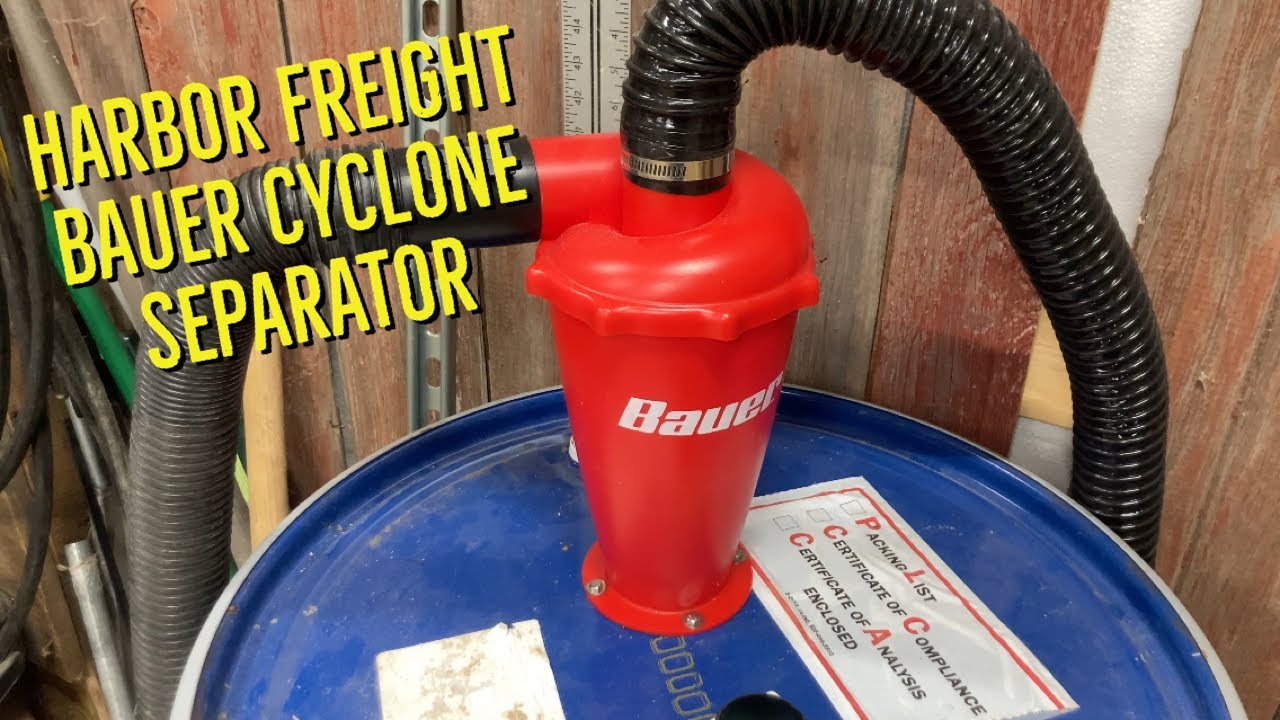 Harbor Freight Bauer Cyclone Separator YouTube