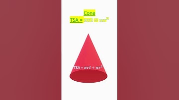 TSA of a CONE I SURFACE AREA I CLASS 9-12 I #mathsistic I #mathsistic