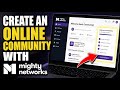 How to create an online community with Mighty Networks - Easy Tutorial