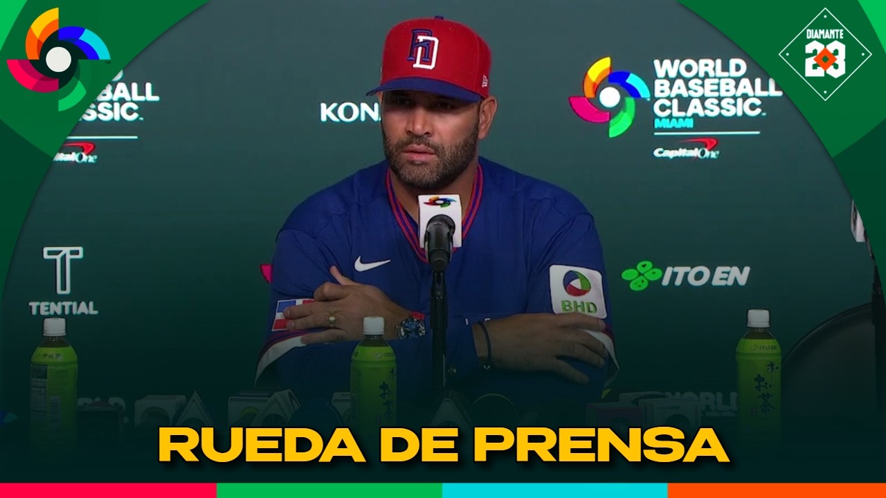 DOMINICANA Rueda de prensa Albert Pujols, victoria ante Israel en el Clásico Mundial | DIAMANTE 23