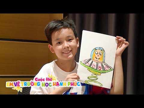 Video Vẽ về NGƯỜI NGOÀI HÀNH TINH | EM VẼ TRƯỜNG HỌC HẠNH... - youtube