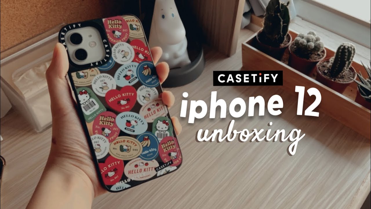 🍎iphone 12 green unboxing 📦 case & set up