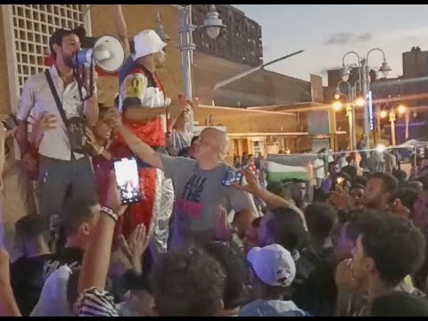 سينا غالية علينا والقدس هتفضل عربية هتافات الإسكندرانية لدعم القضية الفلسطينية
