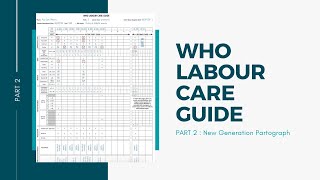 How To Fill Who Labour Care Guide Part 2