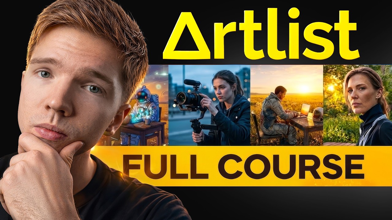 How to Use Artlist AI - Full Course (Nano Banana 2, Kling 3.0)