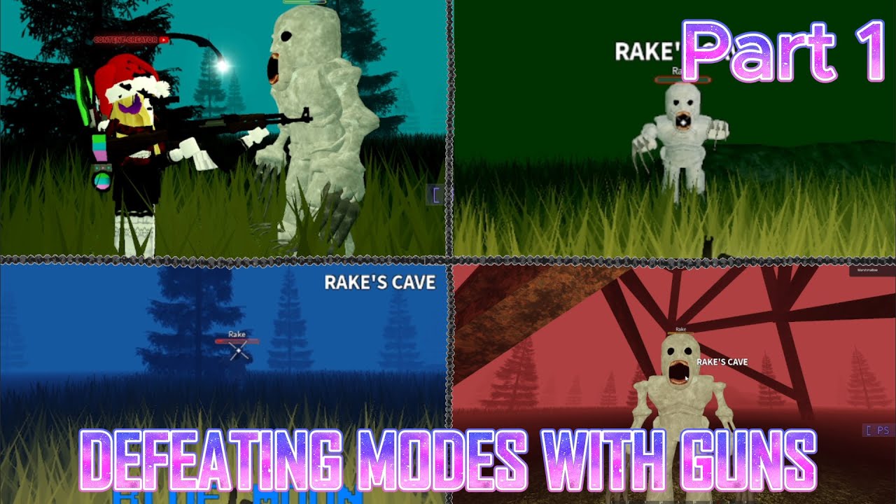 The Rake Kill Test Mode Killing MODES with only GUNS │Part 1│ in THE RAKE: FAN REMAKE │ KILL ...
