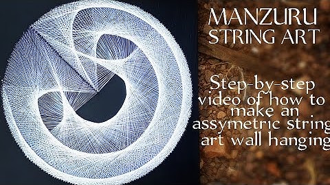 DIY STRING ART TUTORIAL | THREAD ART | MANDALA ART