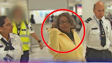 Unsuspecting Grandma Gets Busted At The Airport - Has The Worst Reaction!