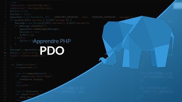 Apprendre le PHP : Chapitre 31, PDO