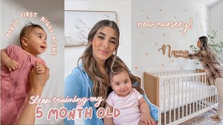*real* 24 HOURS with a 5 MONTH OLD: baby’s first night sleeping alone + nursery reveal!