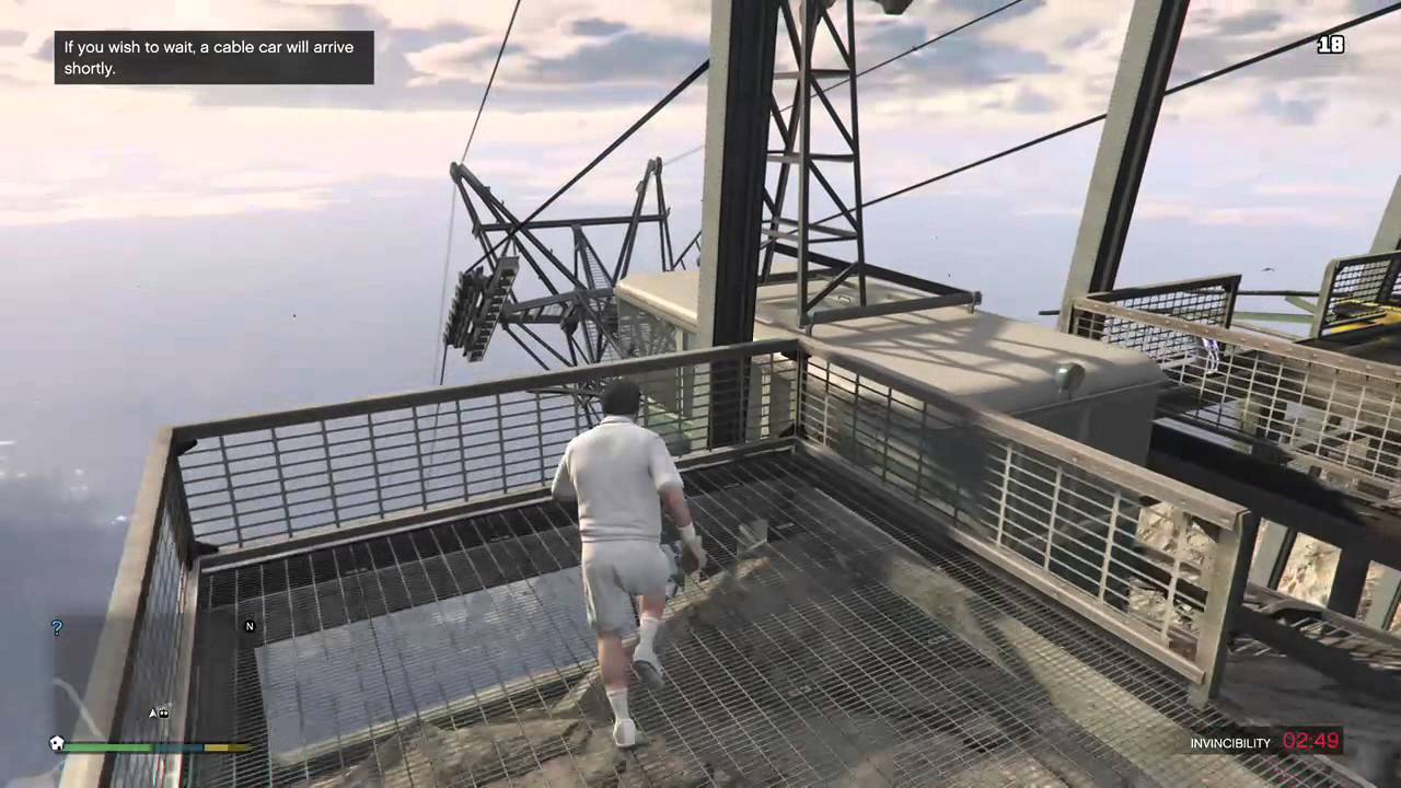 GTA V Cable Car Falls Down Mountain YouTube