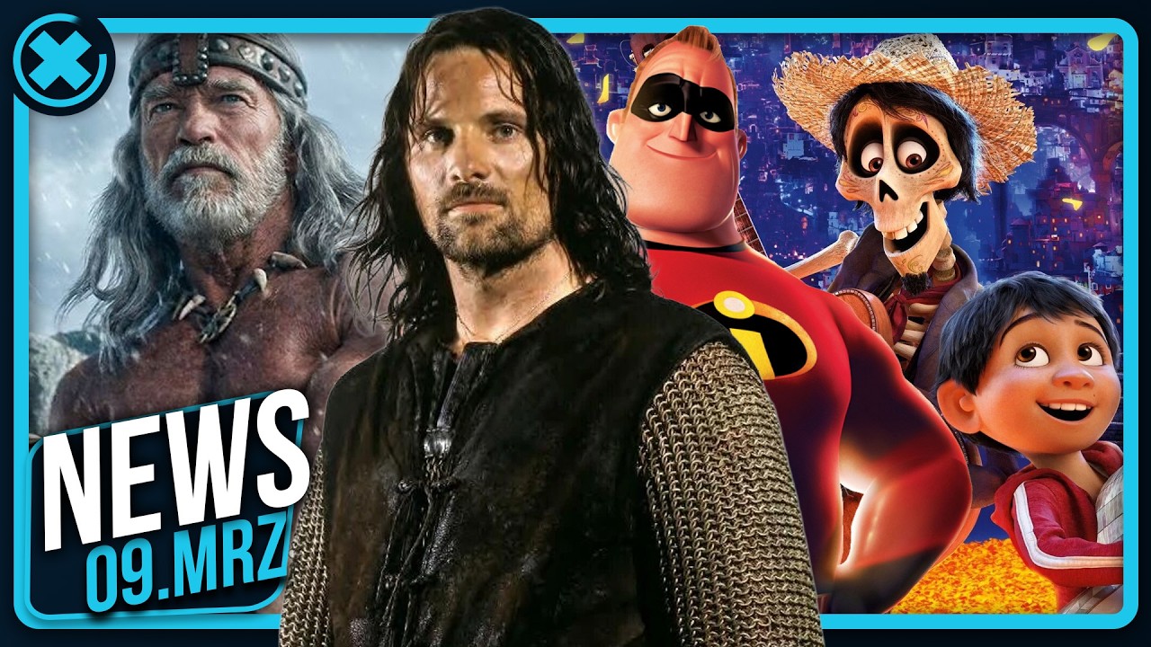 King Conan! Neuer Aragorn? PIXAR setzt auf Sequels! Netflix kauft KI Firma! In the Grey | FilmNews