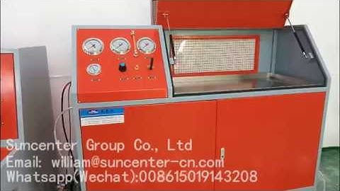 Burst and hydrostatic pressure test bench