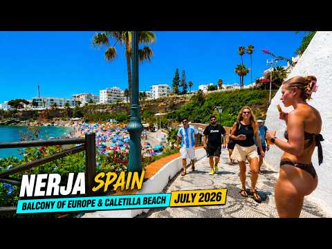 Nerja Spain | Balcony of Europe & Caletilla Beach – Costa del Sol July 2026