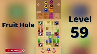 🎯 Fruit Hole Level 59 Walkthrough | Juicy Jam | Fun Fruit Puzzle Game 🍇 | Go Answer screenshot 4