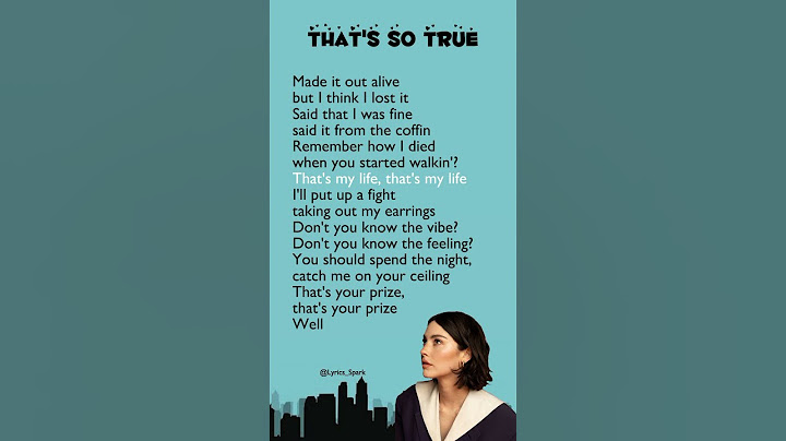Gracie Abrams - That's So True (Lyrics) #lyrics #song #shorts