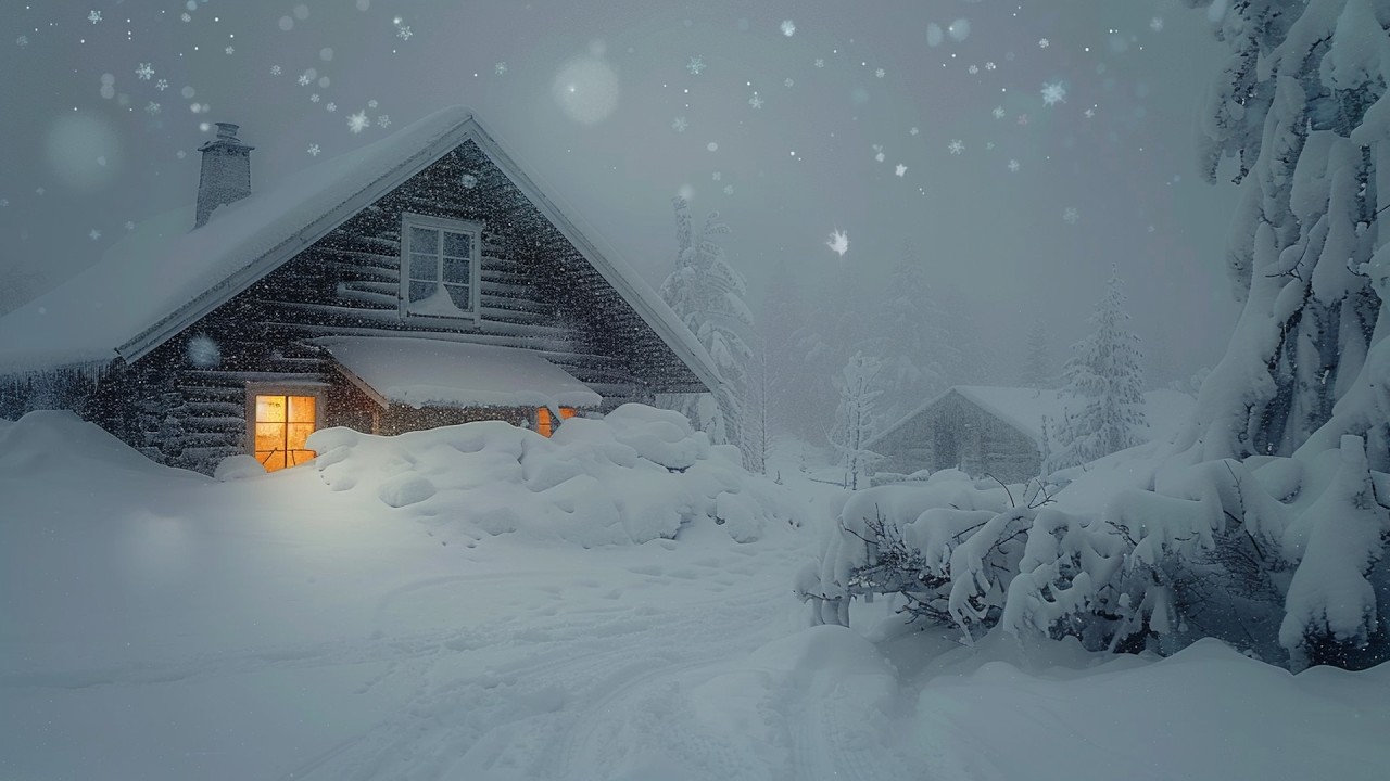 Howling Wind & Blowing Snow for Sleep, Relax | Wind Sounds | Winter Storm & Icy Snowstorm Ambience