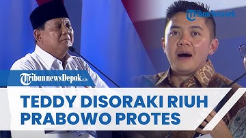 Mayor Teddy Disoraki Riuh Para Guru, Prabowo Protes Teddy Lebih Tenar: Kok Suka Sekali Sama Dia?