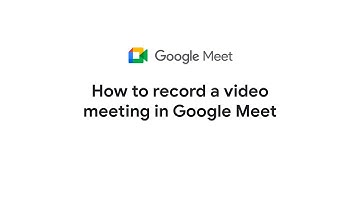How to record a video meeting in Google Meet