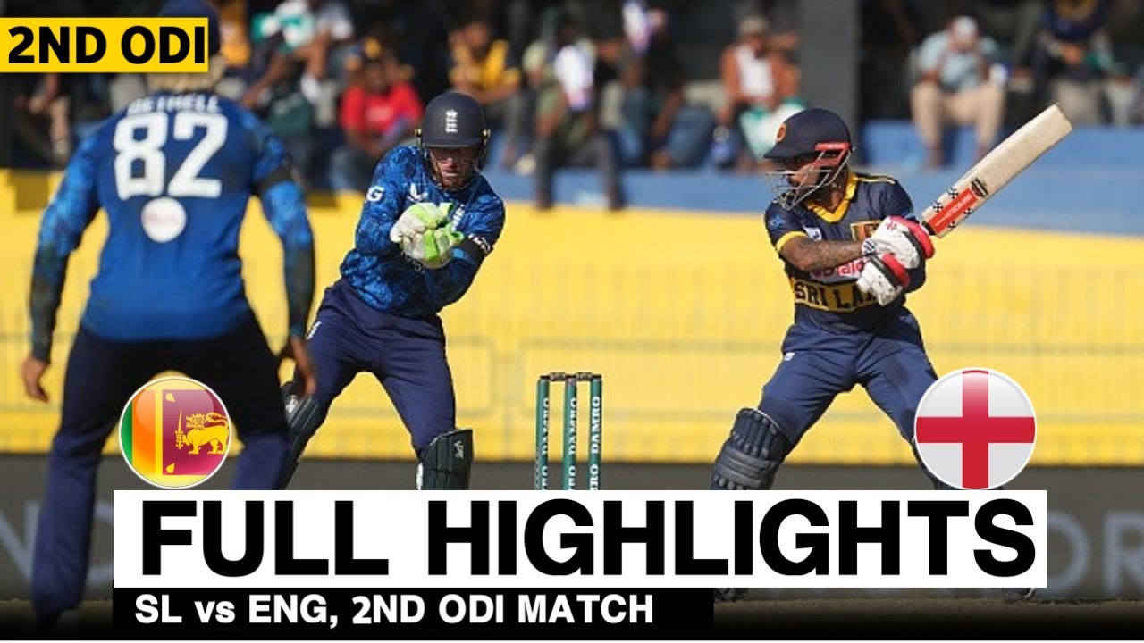 Sri Lanka vs England 2nd ODI Cricket Match Full Highlights Cricket Live Highlights | SL vs ENG 2026