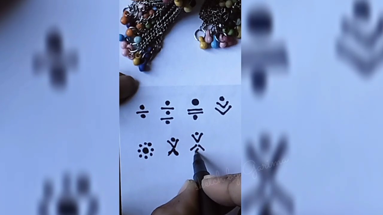 Navratri special easy Bindi design 