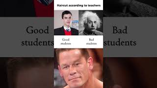 Teacher Logic Be Like 😂 Good vs Bad Student Haircuts Meme (Relatable School Humor) #relatable #humor