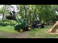 128 Tree Fall Blunder, John Deere 3046R Saves The Day, Defender Limited