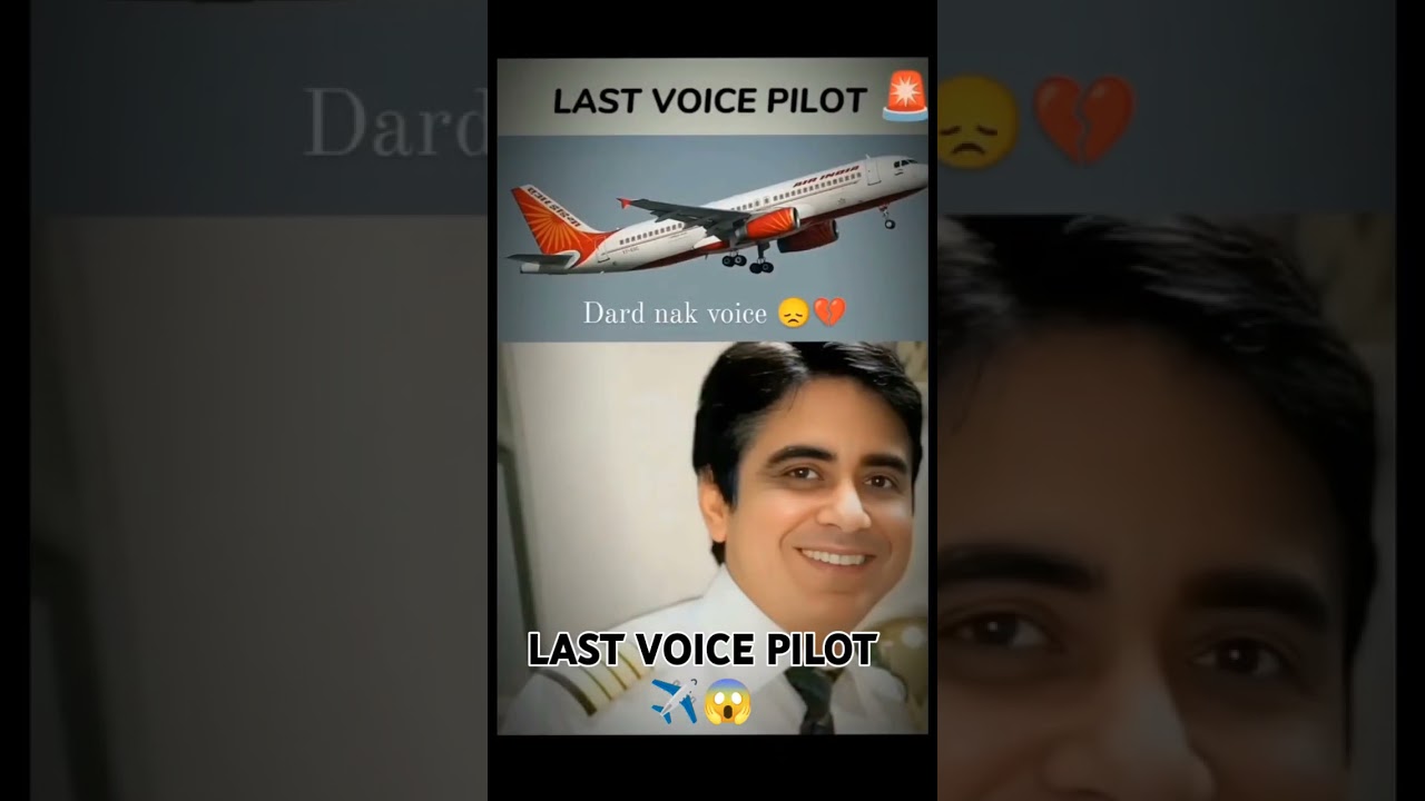 Last voice pilot ✈️🚨😱