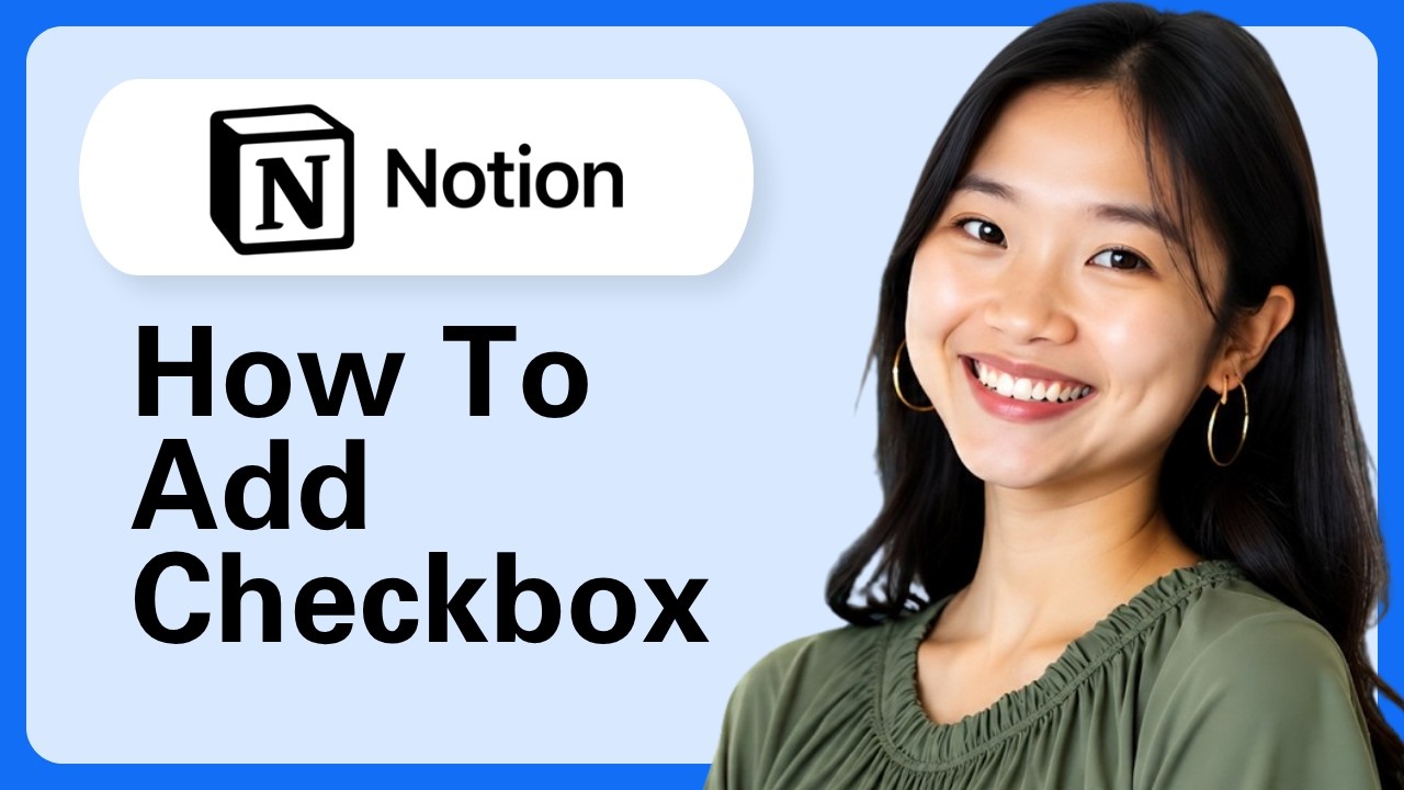 How To Add A Checkbox In Notion - YouTube